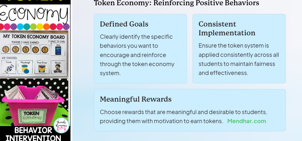 Classroom Management And Token Economy