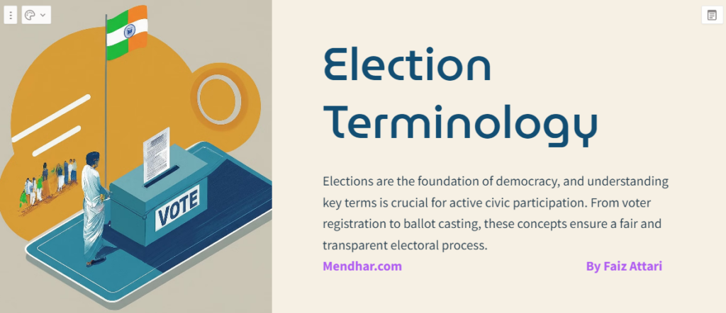 Essential Election Terminology