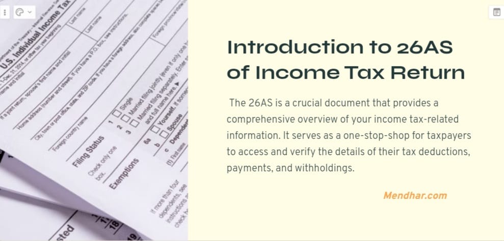 26AS:of Income tax Return