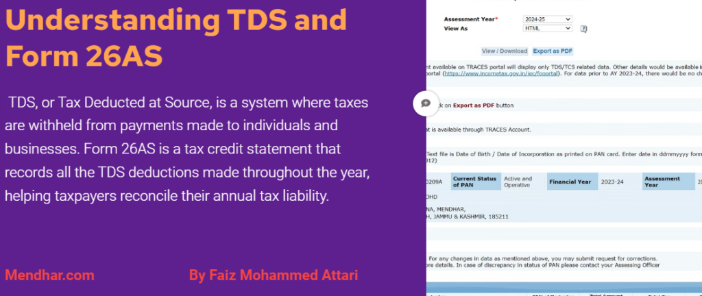 Understanding TDS and Form 26AS