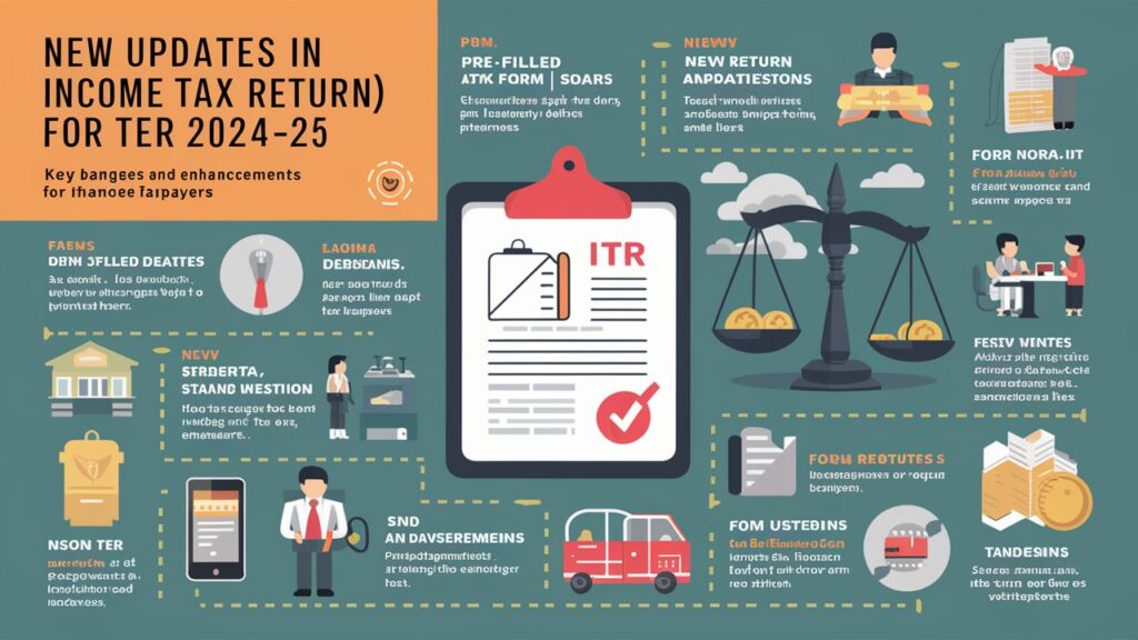 New Updates in Income Tax Return (ITR) for the Financial Year 2024-25