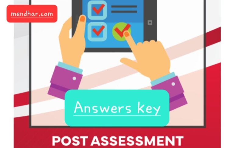 Post Assessment 2: Answer Key