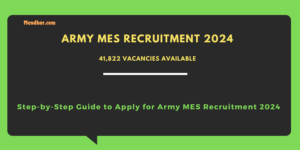 Army MES Recruitment 2024