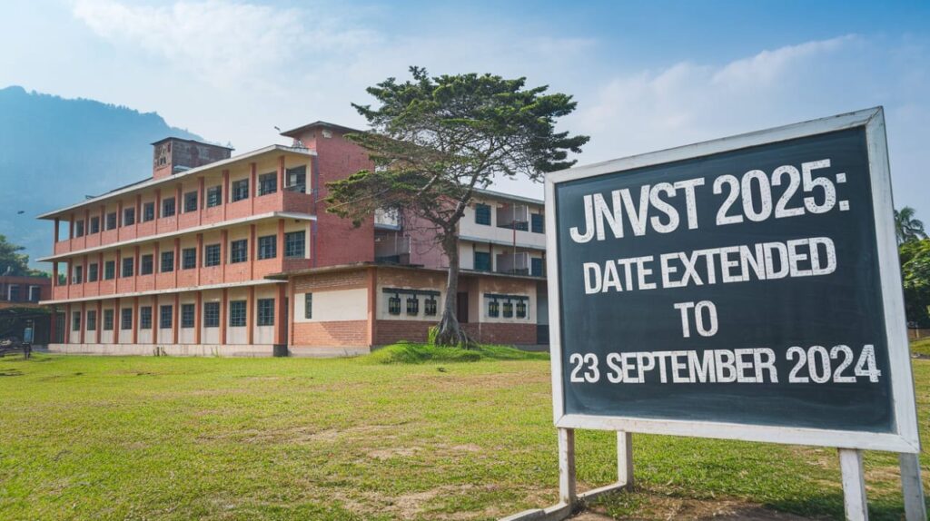 JNVST 2025: Last Date Extended to 23 September