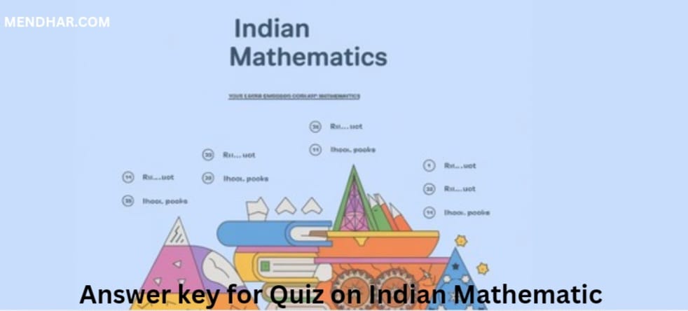 Indian Mathematics:Answer key