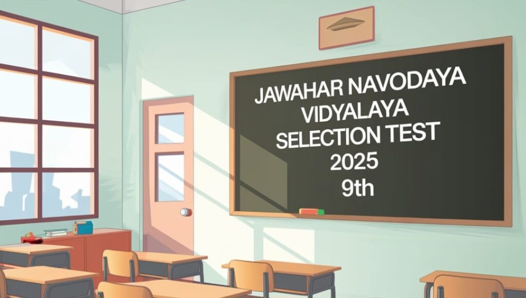 Hurry Up as the Last Date for Registration for Jawahar Navodaya Vidyalaya Selection Test 2025 for 9th is Near!