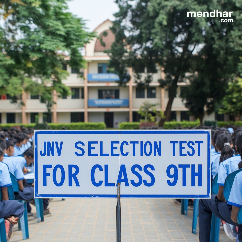 Apply for JNV SELECTION TEST for Class 9th