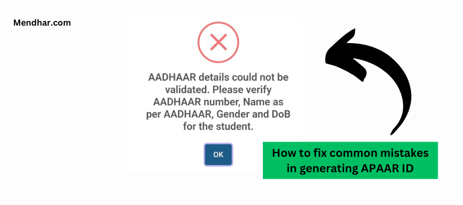 Generating APAAR ID and Avoiding Common Mistakes: