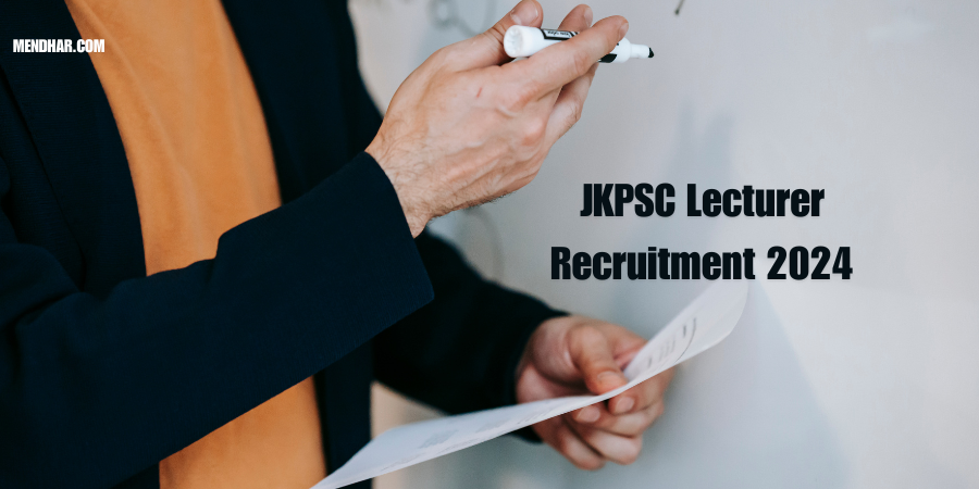 JKPSC Lecturer Recruitment 2024