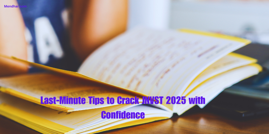 Last-Minute Tips to Crack JNVST 2025 with Confidence