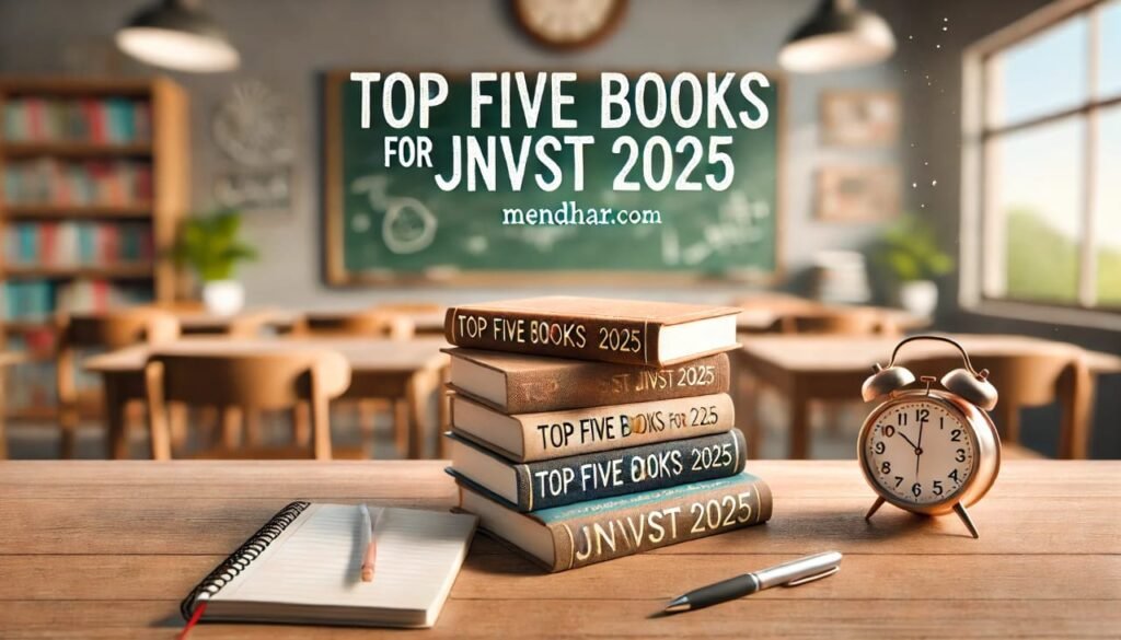 Top Five Books to Crack JNVST 2025