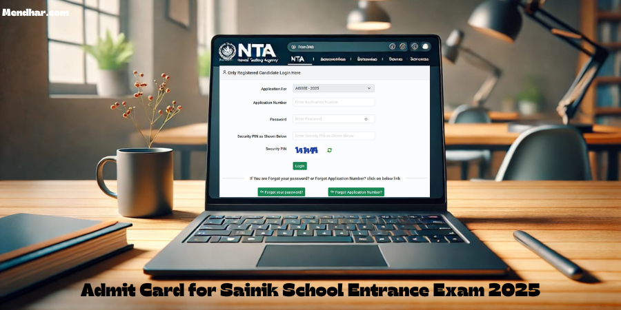 Admit Card for Sainik School Entrance Exam 2025