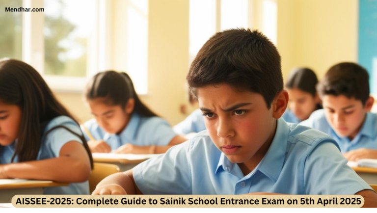 Complete Guide to Sainik School Entrance Exam on 5th April 2025