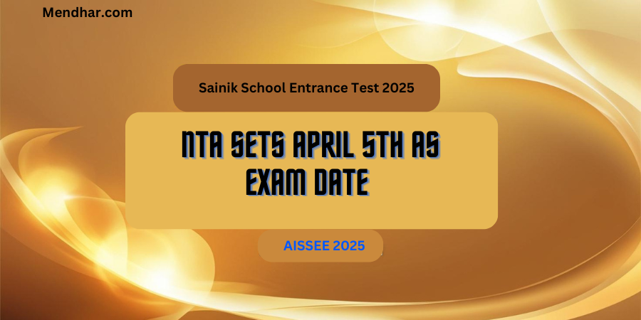 Sainik School Entrance Test 2025: NTA Sets April 5th as Exam Date