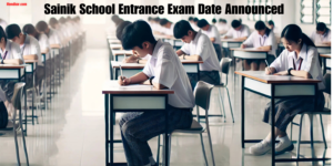 Sainik School Entrance Exam Date Announced