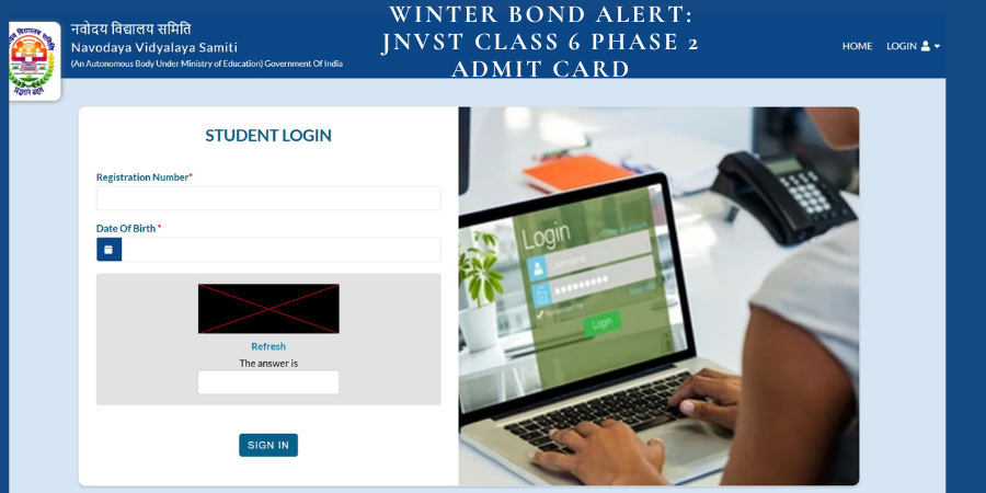 Winter Bond Alert: JNVST Class 6 Phase 2 Admit Card