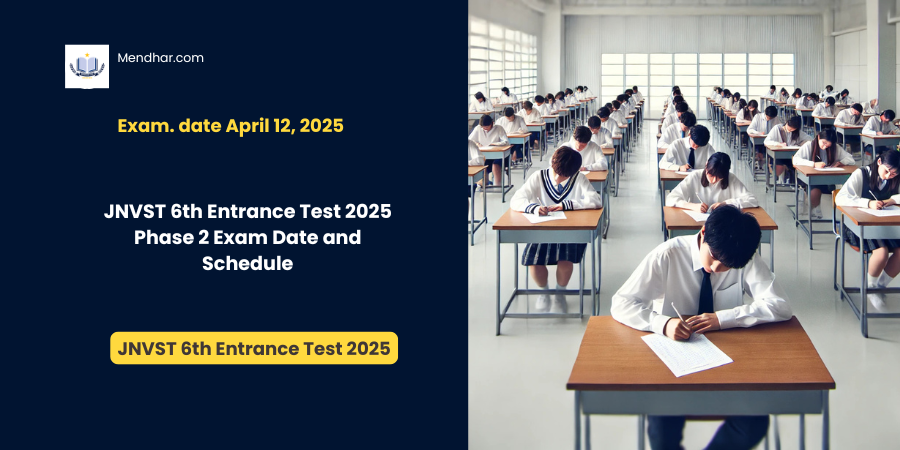 JNVST 6th Entrance Test 2025: Phase 2