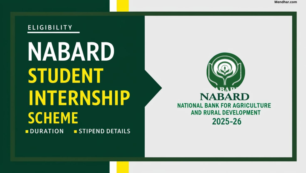 NABARD Student Internship Scheme 2025-26