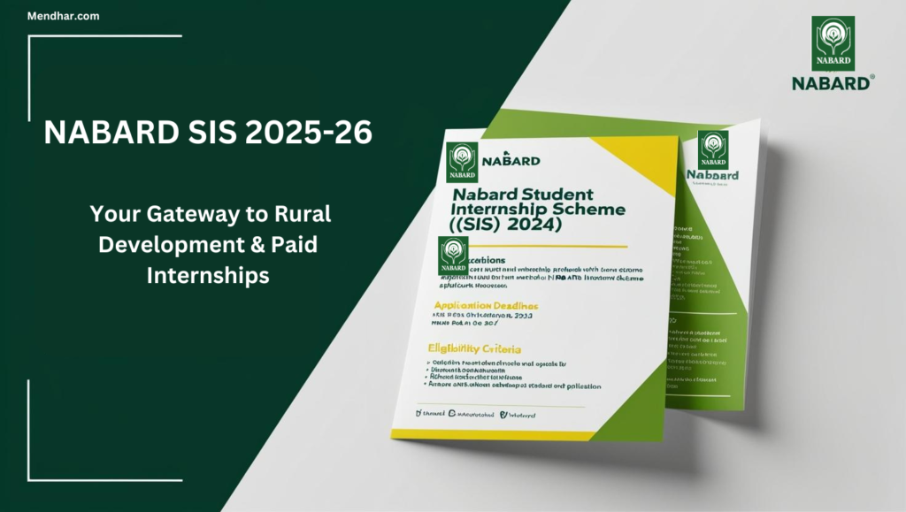 NABARD SIS 2025-26: Your Gateway to Rural Development & Paid Internships