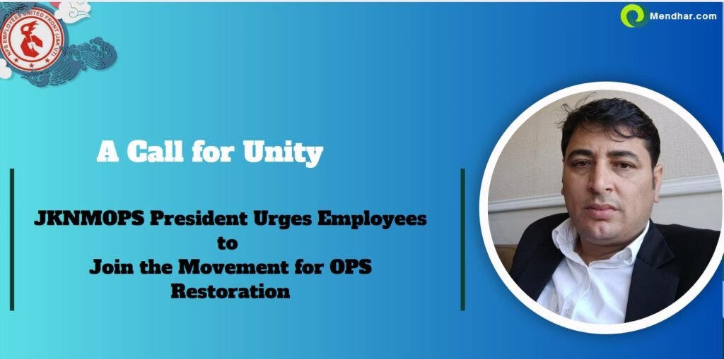 JKNMOPS President Urges Employees to Join the Movement for OPS Restoration