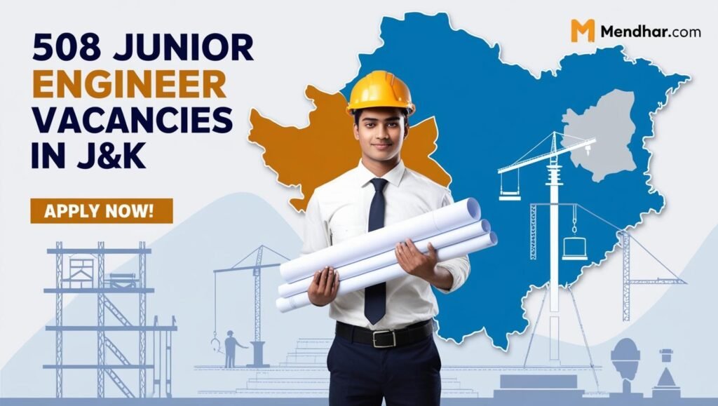 508 Junior Engineer Vacancies in J&K Announced