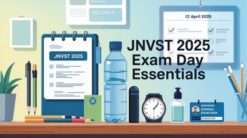 Things to Carry for JNVST Exam 2025