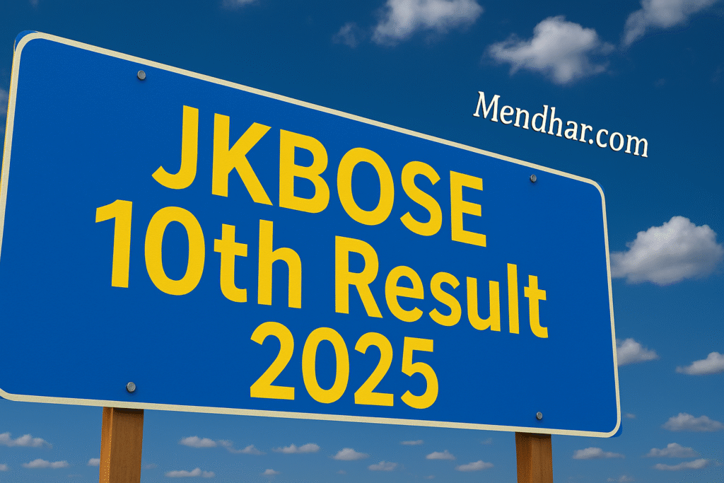 JKBOSE.nic.in 10th Result Declared