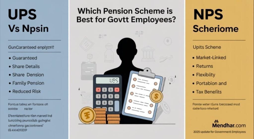 UPS vs NPS: Which Pension Scheme is Best for Central Government Employees?