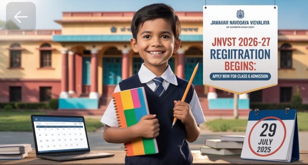 JNVST 2026-27 Registration Begins