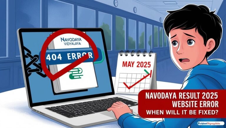 JNVST Phase II Result 2025 Not Showing?