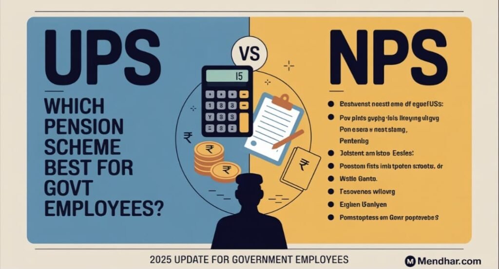 UPS vs NPS: Which Pension Scheme is Best for Central Government Employees?