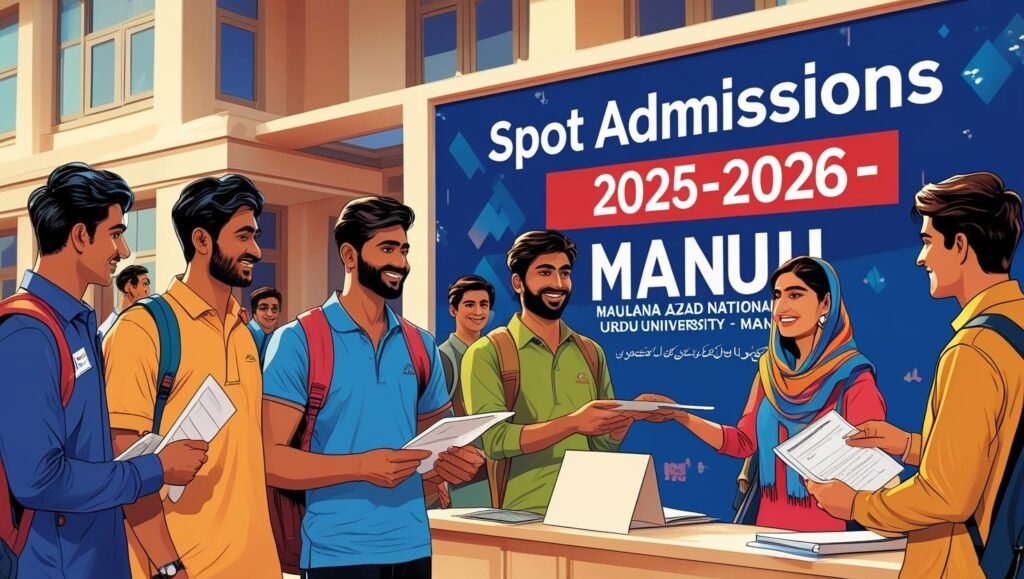 Spot Admissions for PG Merit Based Programmes 2025-2026 (Regular Mode) Open at MANUU – Apply Now!