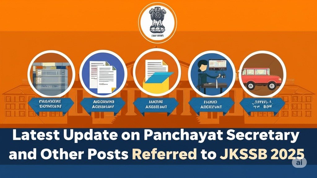 Latest Update on Panchayat Secretary and Other Posts Referred to JKSSB 2025