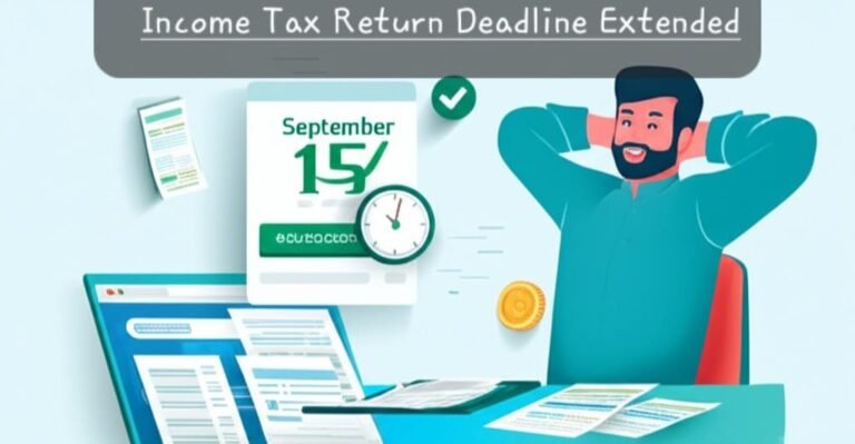 Income Tax Return Deadline Extended