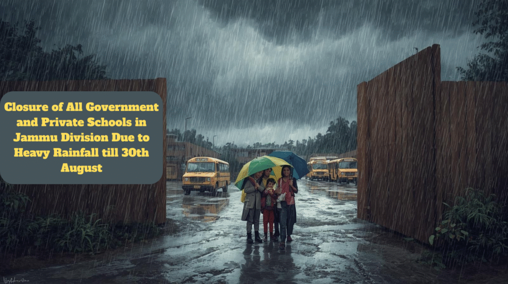 Closure of All Government and Private Schools in Jammu
