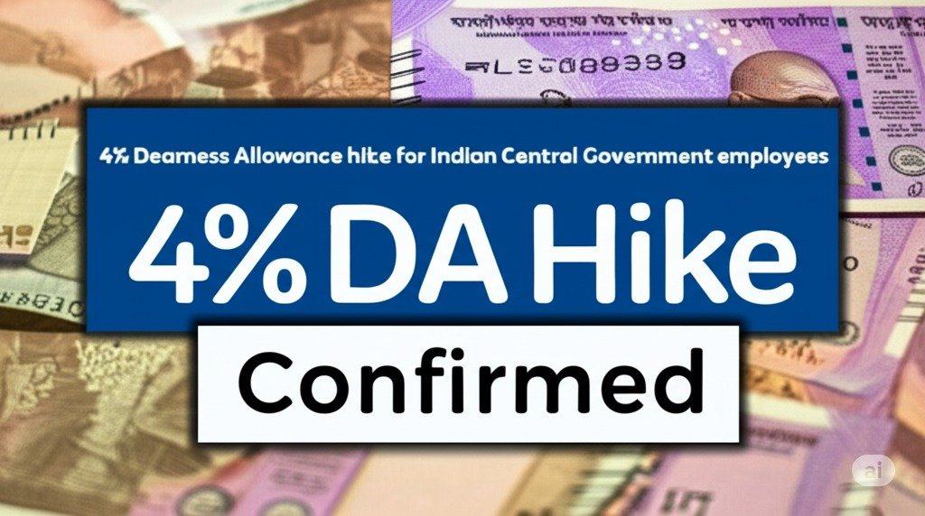 4% DA Hike Confirmed for Central Govt Employees