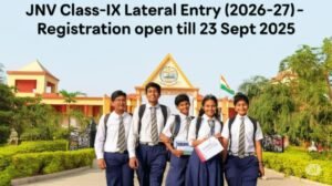 JNV Class IX Lateral Entry 2026