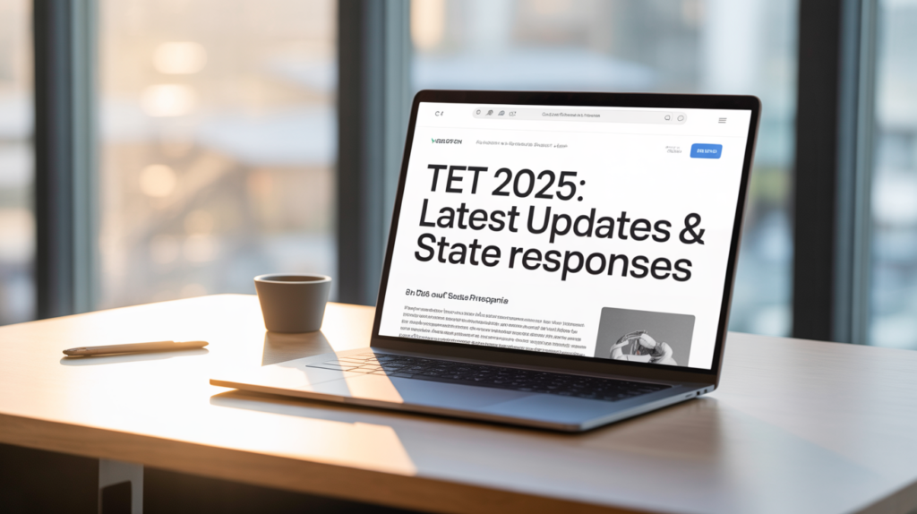 TET 2025: Latest Updates & State Responses