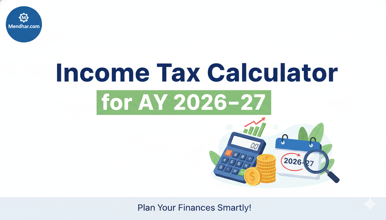 Income Tax Calculator for AY 2026-27