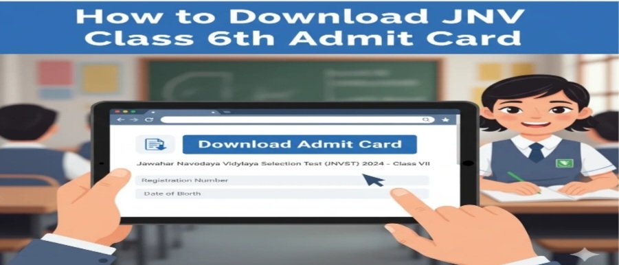 How to download JNV Class 6th Admit Card