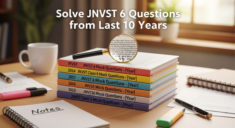 Solve JNVST Class 6 Mock Questions from Last 10 Years