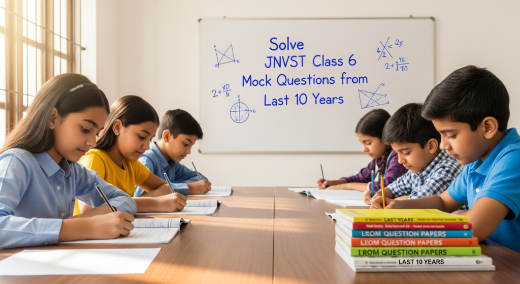 Solve JNVST Class 6 Mock Questions from Last 10 Years