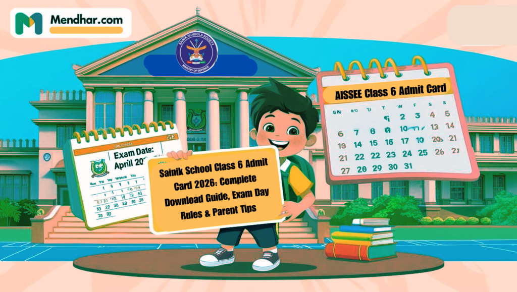sainik School Class 6 Admit Card 2026