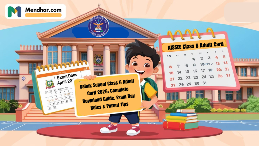 Sainik School Class 6 Admit Card 2026: Complete Download Guide, Exam Day Rules & Parent Tips