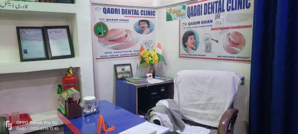 🦷 Qadri Dental Clinic Mendhar – Top Choice for Dental Care Near Jama Masjid, Mendhar