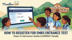How to register for EMRS entrance test for Class VI