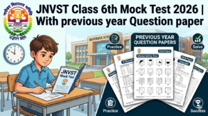 JNVST Class 6th Mock Test 2026 | With previous year Question paper