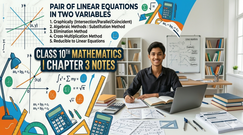 Class 10th Mathematics Chapter 3 Notes