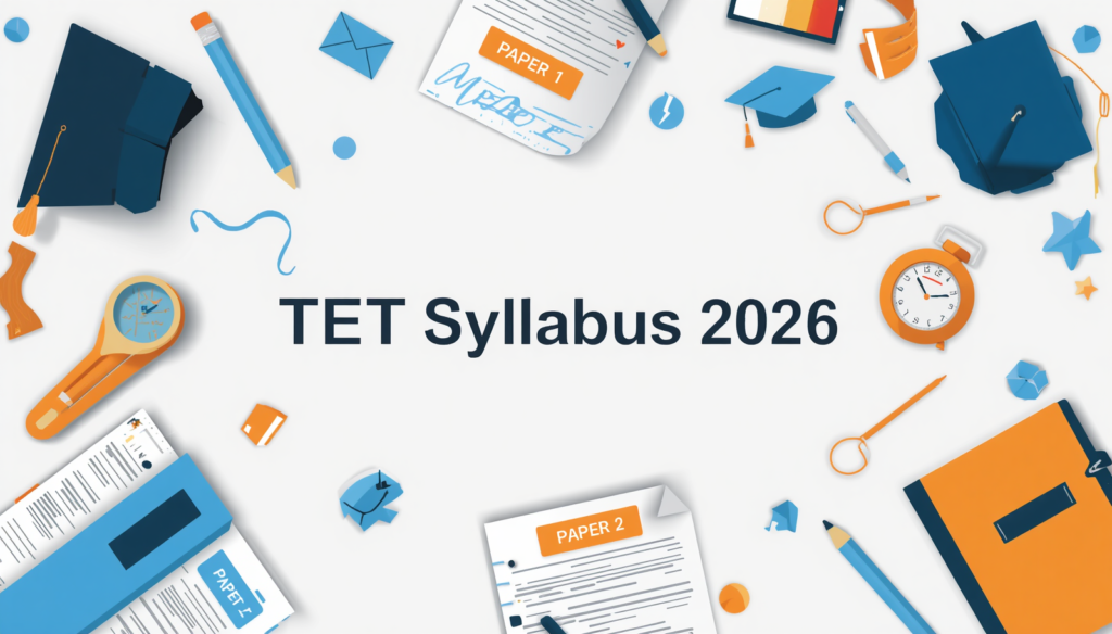 TET Syllabus 2026: Complete Paper 1 & Paper 2 Subject-Wise Detailed Syllabus