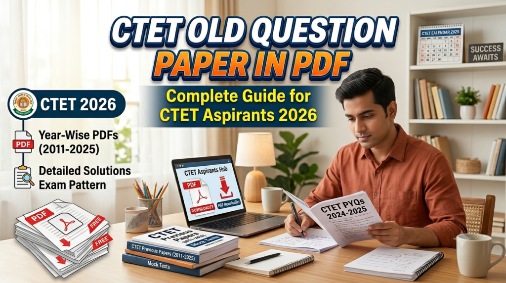 CTET OLD QUESTION PAPER IN PDF